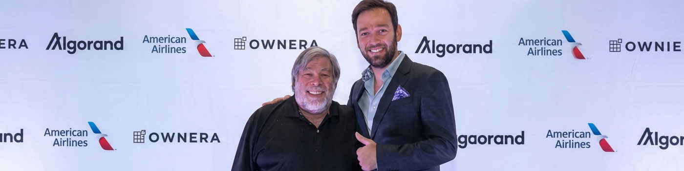 Josef Holm with Steve Wozniak