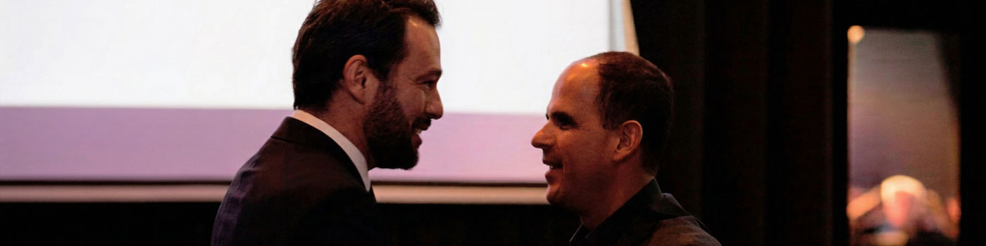 Josef Holm with Marcus Lemonis